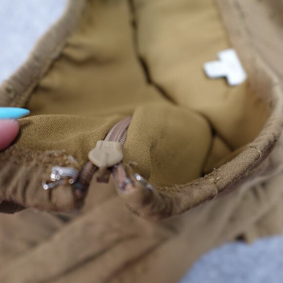 J.‎ Jill Skirt Womens Medium Midi Eyelet A-Line Flare Lined Gold - Picture 6 of 10